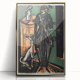 Expressionist Fashion Art – Kirchner’s Needlework Salon Wall Print