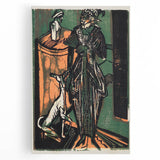 Expressionist Fashion Art – Kirchner’s Needlework Salon Wall Print