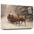 Santa’s Sleigh Ride – Classic Christmas Wall Hangings