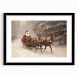 Santa’s Sleigh Ride – Classic Christmas Wall Hangings