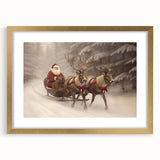 Santa’s Sleigh Ride – Classic Christmas Wall Hangings