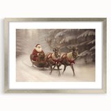 Santa’s Sleigh Ride – Classic Christmas Wall Hangings