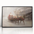 Santa’s Sleigh Ride – Classic Christmas Wall Hangings