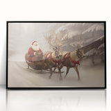 Santa’s Sleigh Ride – Classic Christmas Wall Hangings