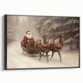Santa’s Sleigh Ride – Classic Christmas Wall Hangings