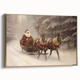 Santa’s Sleigh Ride – Classic Christmas Wall Hangings