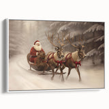 Santa’s Sleigh Ride – Classic Christmas Wall Hangings
