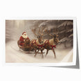 Santa’s Sleigh Ride – Classic Christmas Wall Hangings