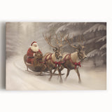 Santa’s Sleigh Ride – Classic Christmas Wall Hangings
