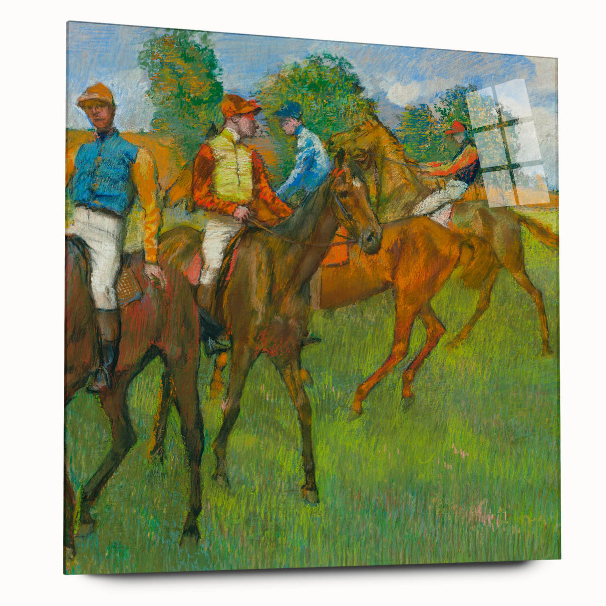 Edgar Degas' Before the Race - Impressionist Equestrian Art Print