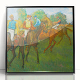 Edgar Degas' Before the Race - Impressionist Equestrian Art Print