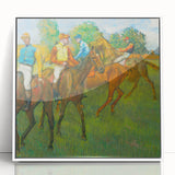 Edgar Degas' Before the Race - Impressionist Equestrian Art Print