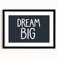 Dream Big Boys Room Wall Art – Kids Wall Art Prints for Playroom