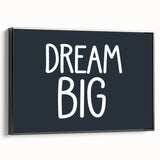 Dream Big Boys Room Wall Art – Kids Wall Art Prints for Playroom