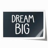 Dream Big Boys Room Wall Art – Kids Wall Art Prints for Playroom