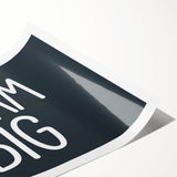 Dream Big Boys Room Wall Art – Kids Wall Art Prints for Playroom