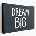 Dream Big Boys Room Wall Art – Kids Wall Art Prints for Playroom