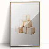 Wooden Toy Blocks Nursery Wall Art – Baby Room Decor Prints