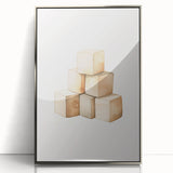 Wooden Toy Blocks Nursery Wall Art – Baby Room Decor Prints
