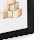 Wooden Toy Blocks Nursery Wall Art – Baby Room Decor Prints