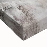 Close-up of a stretched canvas wall art featuring a rustic barn landscape design, showcasing vibrant colors and detailed textures, perfect for home decor.