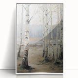 Framed acrylic landscape art print showcasing vibrant colors and intricate details, displayed in a sleek white frame, perfect for modern home decor.