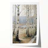 Vibrant rolled print showcasing a stunning landscape design with rich colors and intricate details, packaged securely in a protective cardboard tube for safe delivery.