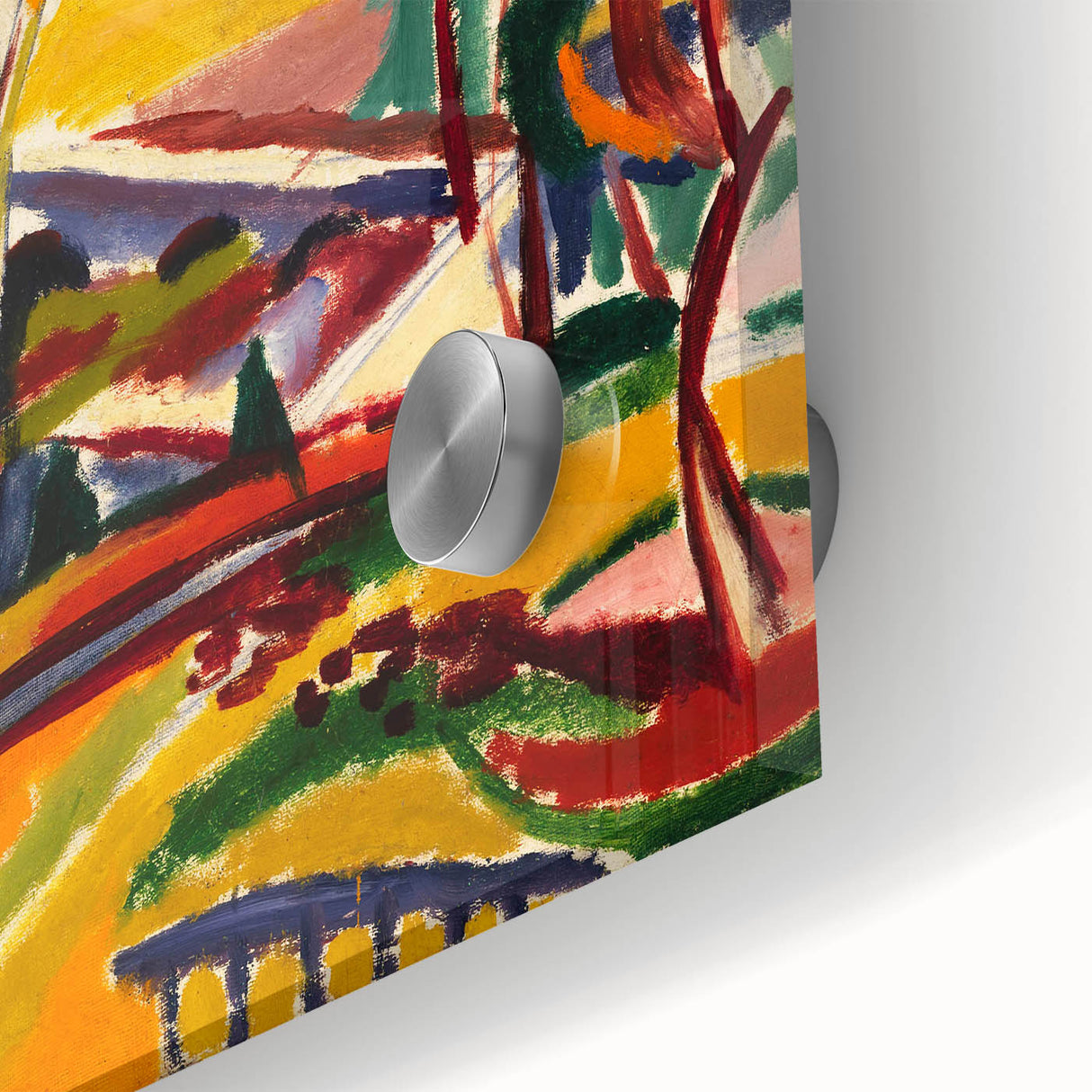 Modern Wall Art Print - Abstract Valley Scene - Contemporary Decor Piece