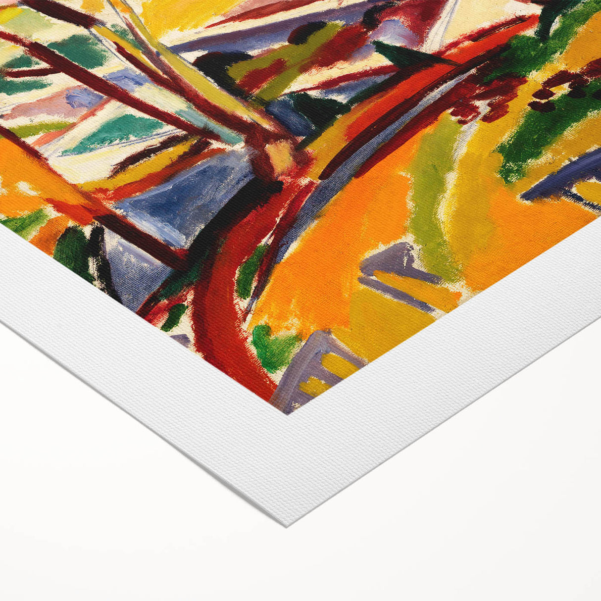 Modern Wall Art Print - Abstract Valley Scene - Contemporary Decor Piece