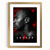 Fiery Passion Pop Art Wall Art – Bold Black, Red, and White Canvas