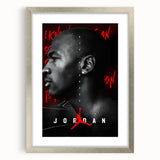 Fiery Passion Pop Art Wall Art – Bold Black, Red, and White Canvas