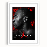 Fiery Passion Pop Art Wall Art – Bold Black, Red, and White Canvas