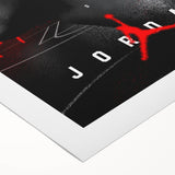 Fiery Passion Pop Art Wall Art – Bold Black, Red, and White Canvas