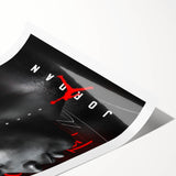 Fiery Passion Pop Art Wall Art – Bold Black, Red, and White Canvas