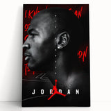 Fiery Passion Pop Art Wall Art – Bold Black, Red, and White Canvas