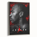 Fiery Passion Pop Art Wall Art – Bold Black, Red, and White Canvas