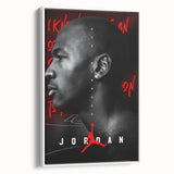 Fiery Passion Pop Art Wall Art – Bold Black, Red, and White Canvas