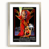 Retro Flash Gordon Poster - Vintage 80s Sci-Fi Movie Wall Art