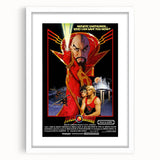 Retro Flash Gordon Poster - Vintage 80s Sci-Fi Movie Wall Art