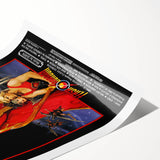 Retro Flash Gordon Poster - Vintage 80s Sci-Fi Movie Wall Art
