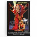 Retro Flash Gordon Poster - Vintage 80s Sci-Fi Movie Wall Art