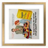 Retro Domino Sugar Poster - Vintage Kitchen Wall Art Print