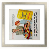 Retro Domino Sugar Poster - Vintage Kitchen Wall Art Print