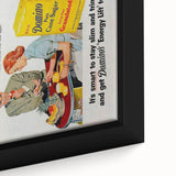 Retro Domino Sugar Poster - Vintage Kitchen Wall Art Print