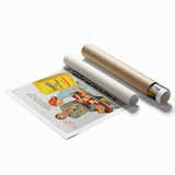 Retro Domino Sugar Poster - Vintage Kitchen Wall Art Print