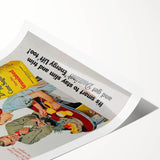 Retro Domino Sugar Poster - Vintage Kitchen Wall Art Print