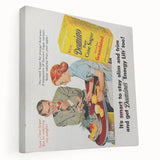 Retro Domino Sugar Poster - Vintage Kitchen Wall Art Print