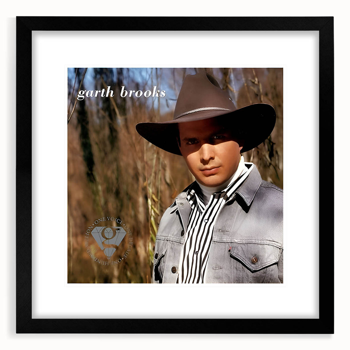 Retro Garth Brooks Poster - Vintage Prints for Nostalgic Wall Art