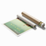 Retro Devon Travel Poster – Vintage Sunshine Coast Print