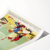 Retro Devon Travel Poster – Vintage Sunshine Coast Print